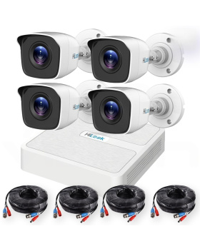 TURBO-HD ГОТОВ КОМПЛЕКТ ЗА ВИДЕОНАБЛЮДЕНИЕ с 4 КАМЕРИ и AcuSense DVR